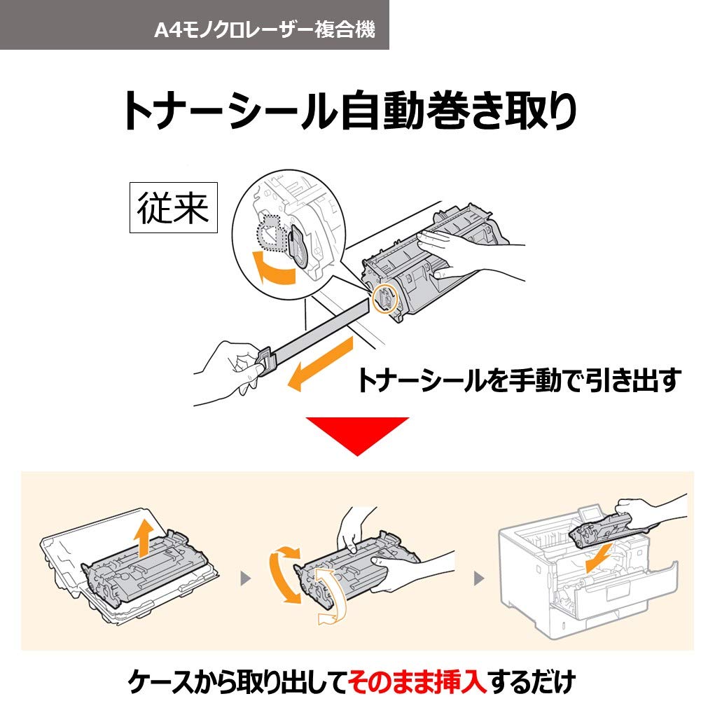 Amazon.co.jp: Canon レーザープリンター A4モノクロ複合機 Satera